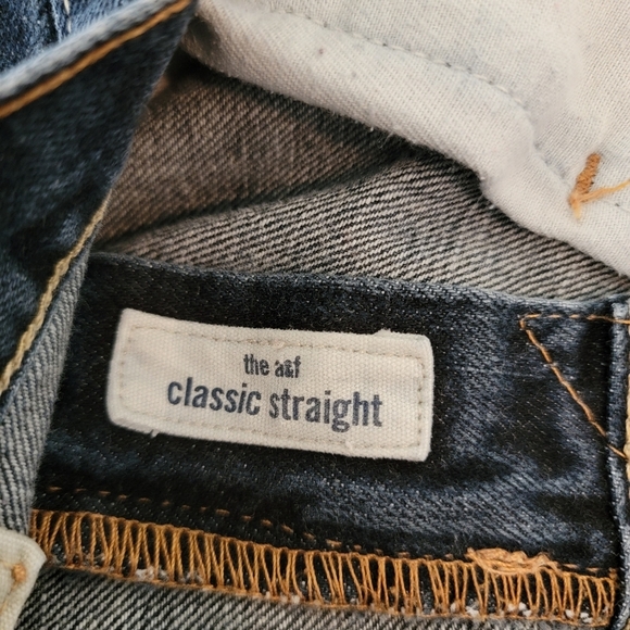 Abercrombie Kids Classic Straight Jeans Sz 16R  Medium Wash School Casual Travel - Picture 10 of 13